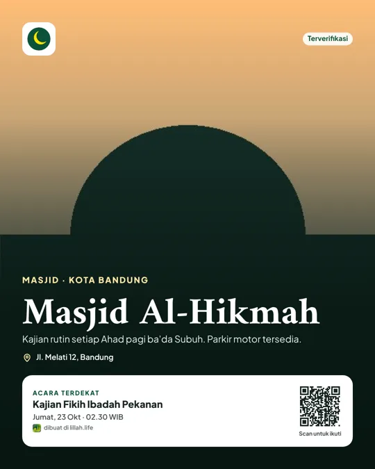 Contoh poster masjid gaya Sampul