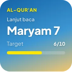Widget lanjut baca Qur'an