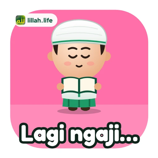 Stiker Lagi ngaji