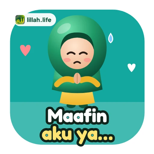 Stiker Maafin aku ya