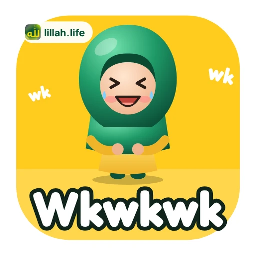 Stiker Wkwkwk